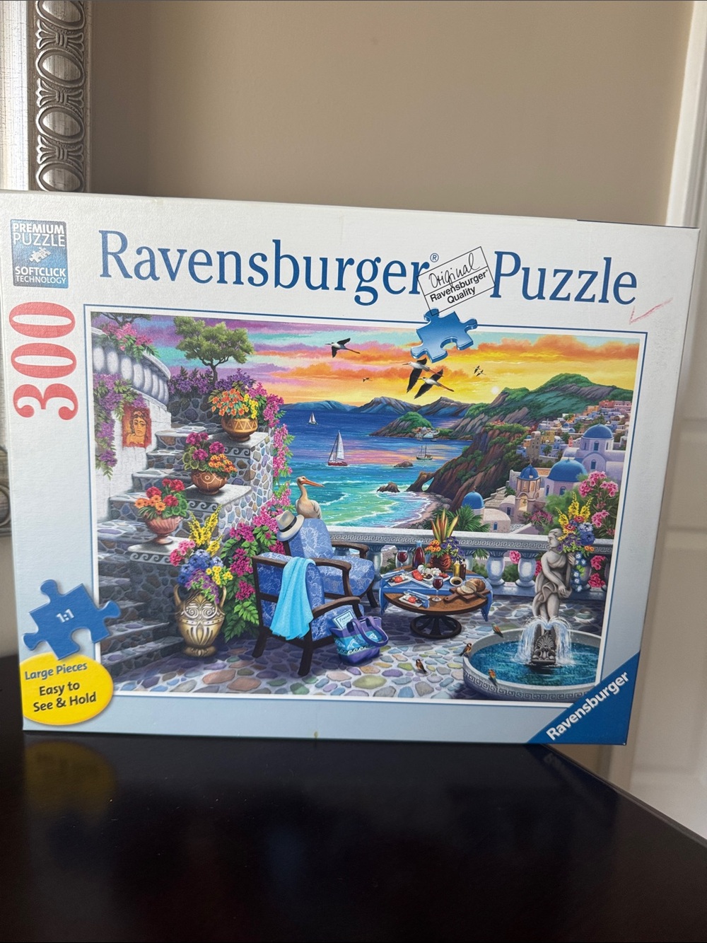 Ravensburger "Santorini Sunset" 300-Large Piece Puzzle
